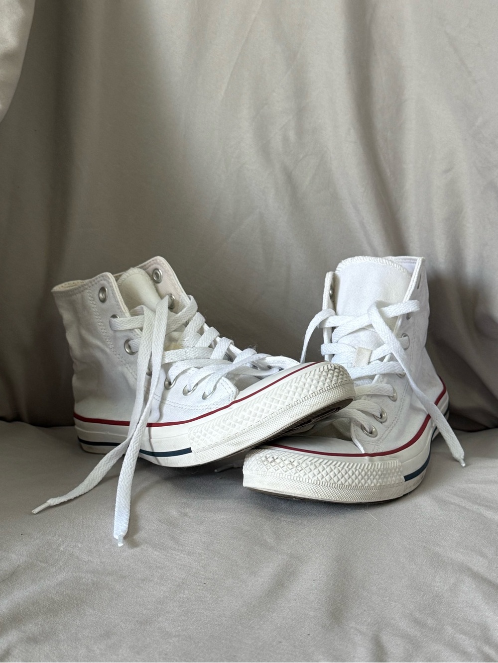 White High-Top Converse